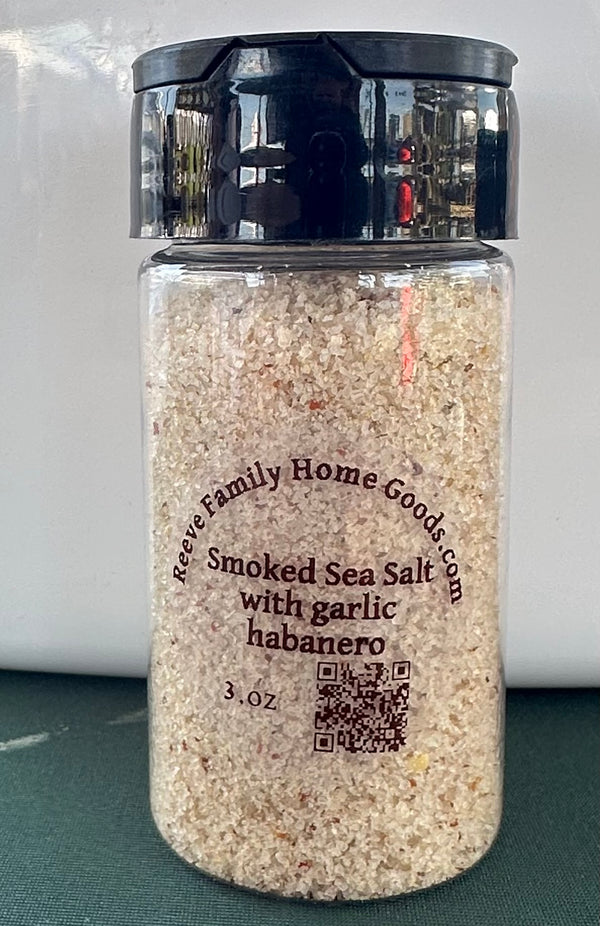 Smoked Sea Salt with garlic and Habanero