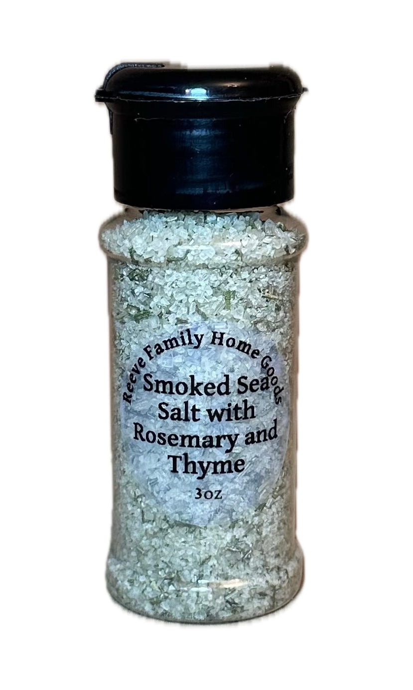 Smoked Sea Salt with Rosemary and Thyme